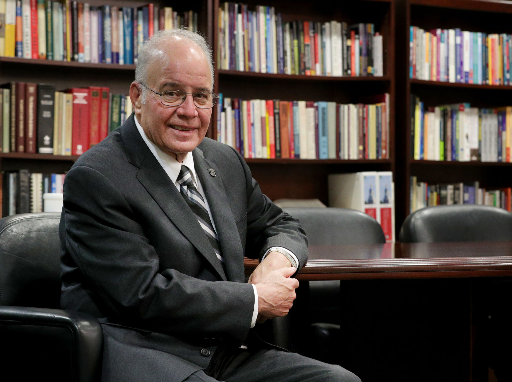 Stockton University President Harvey Kesselman
